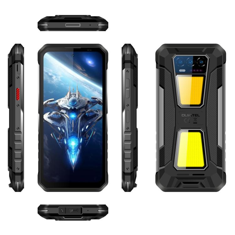Oukitel WP58 Pro Rugged Phone, 8GB+512GB, Side Fingerprint Identification, 6.7 inch Android 15 UMS9621S Octa Core, NFC, OTG, Network: 5G, 8GB+512GB