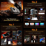 Blackview XPLORE 1, 16GB+512GB, 6.78 inch Android 15 Dimensity 7050 MT8791V/HZA Octa Core, Network: 5G, OTG, NFC, XPLORE 1 16GB+512GB