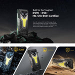 Ulefone Armor 34+, 16GB+512GB, Night Vision, IP68/IP69K Rugged Phone, 6.95 inch Android 15 MediaTek Dimensity 7400X Octa Core, Network: 5G, NFC, OTG, Armor 34+