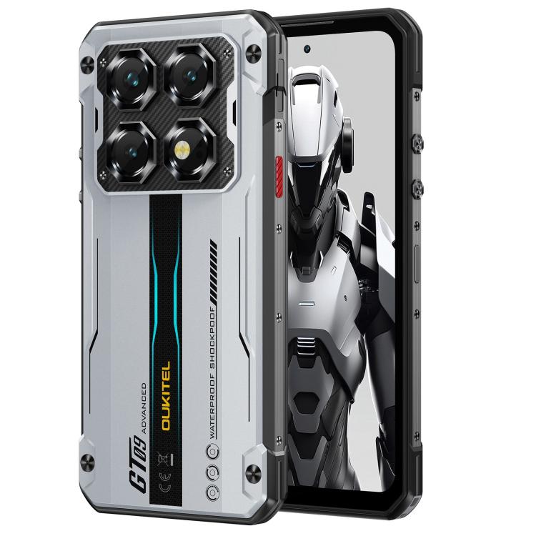 هاتف Oukitel WP60 المتين، 8 جيجابايت + 256 جيجابايت، رؤية ليلية، كاميرا 108 ميجابكسل، بصمة جانبية، 7.2 بوصة أندرويد 15 MediaTek Dimensity 7025 ثماني النواة، NFC، OTG، شبكة: 5G، 8 جيجابايت + 256 جيجابايت