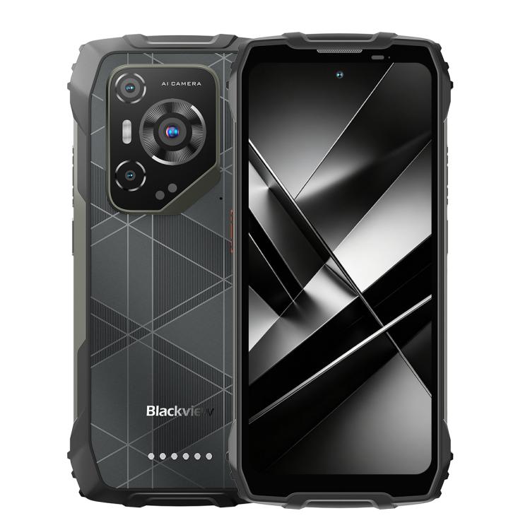 هاتف بلاكفيو BL7000 مقاوم، 8GB+512GB، شاشة 6.78 بوصة أندرويد 15 ميدياتك Dimensity 6300 ثماني النواة، شبكة: 5G، NFC، OTG، 8GB+512GB