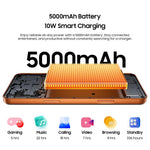 بلاك فيو WAVE 7C، 4 جيجابايت + 64 جيجابايت، شاشة 6.56 بوصة، أندرويد 16، Unisoc UMS312 Tiger T310 رباعي النواة، شبكة: 4G، OTG، 4 جيجابايت + 64 جيجابايت