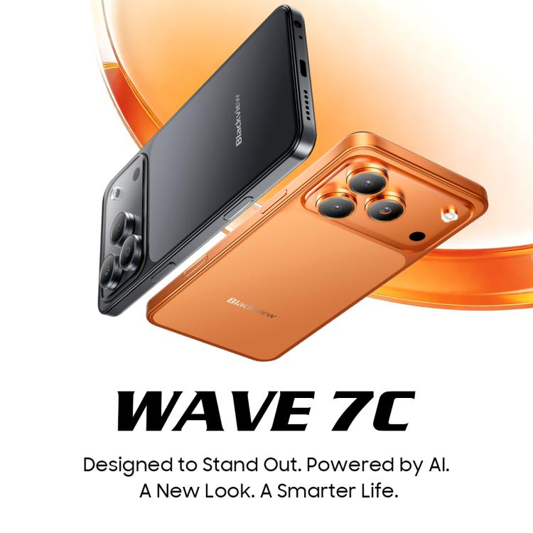 بلاك فيو WAVE 7C، 4 جيجابايت + 128 جيجابايت، شاشة 6.56 بوصة، أندرويد 16، Unisoc UMS312 Tiger T310 رباعي النواة، شبكة: 4G، OTG، 4 جيجابايت + 128 جيجابايت