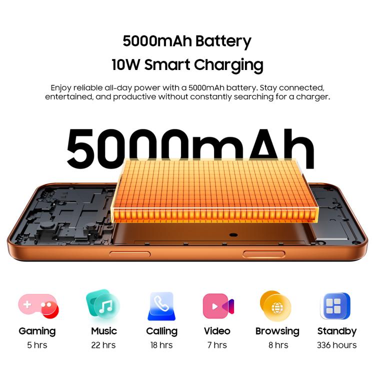 بلاك فيو WAVE 7C، 4 جيجابايت + 128 جيجابايت، شاشة 6.56 بوصة، أندرويد 16، Unisoc UMS312 Tiger T310 رباعي النواة، شبكة: 4G، OTG، 4 جيجابايت + 128 جيجابايت