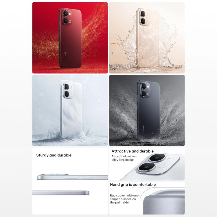 فيفو Y500i، 12GB+512GB، بصمة جانبية، شاشة 6.75 بوصة أندرويد 16 OriginOS 6 سناب دراجون 4 الجيل الرابع ثماني النواة، OTG، NFC، شبكة: 5G، 12GB+512GB