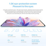 HUAWEI Enjoy 70X Vitality Edition, Fingerabdrucksensor im Display, 6,78 Zoll HarmonyOS 4.2 Octa-Core-Prozessor, OTG-Unterstützung, Google Play wird nicht unterstützt, 8 GB RAM + 128 GB Speicher