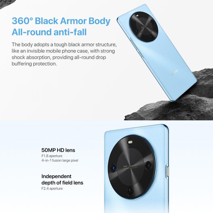 HUAWEI Enjoy 70X Vitality Edition, Fingerabdrucksensor im Display, 6,78 Zoll HarmonyOS 4.2 Octa-Core-Prozessor, OTG-Unterstützung, Google Play wird nicht unterstützt, 8 GB RAM + 128 GB Speicher