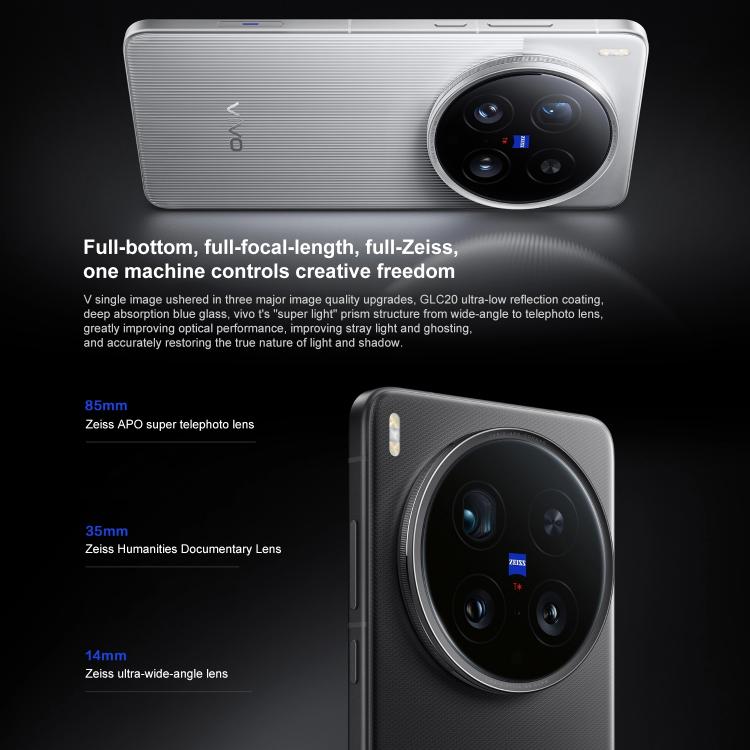 vivo X200 Ultra, 12GB+256GB, Face ID / 3D Ultrasonic Fingerprint, 6.82 inch OriginOS 5 / Android 15 Snapdragon 8 Elite Octa Core, OTG, NFC, Network: 5G, Support Google Play, 12GB+256GB