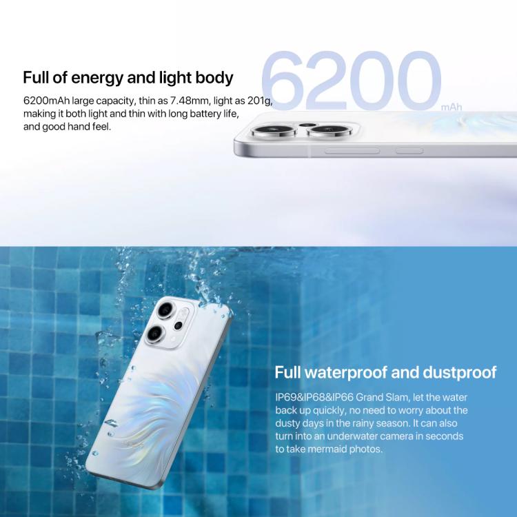 OPPO Reno14 Pro KI-Smartphone, 16 GB + 1 TB, Fingerabdrucksensor im Display, 6,83 Zoll ColorOS 15.0, Dimensity 8450 Octa-Core-Prozessor, NFC, OTG, Netzwerk: 5G, 16 GB + 1 TB