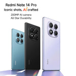 Xiaomi Redmi Note 14 Pro 4G Global, 8 GB + 256 GB, Fingerabdrucksensor im Display, 6,67 Zoll Xiaomi HyperOS, Helio G100-Ultra Octa-Core-Prozessor, NFC, Netzwerk: 4G, Note 14 Pro 4G, 8 GB + 256 GB (Schwarz), Note 14 Pro 4G, 8 GB + 256 GB (Blau)