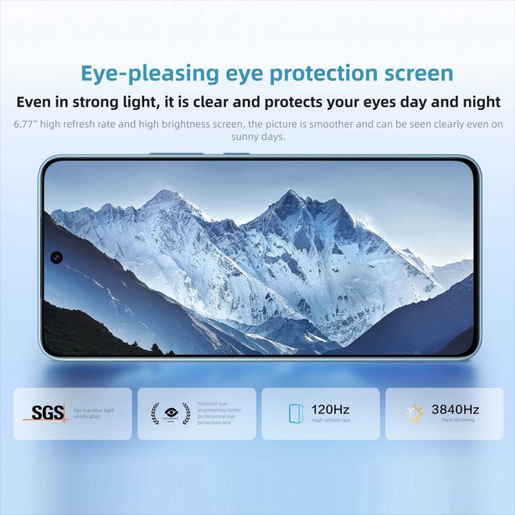 vivo Y500, 8 GB + 256 GB, 6,77 Zoll, Android 15 OriginOS 5, Dimensity 7300 Octa-Core-Prozessor, OTG, NFC, Netzwerk: 5G, 8 GB + 256 GB