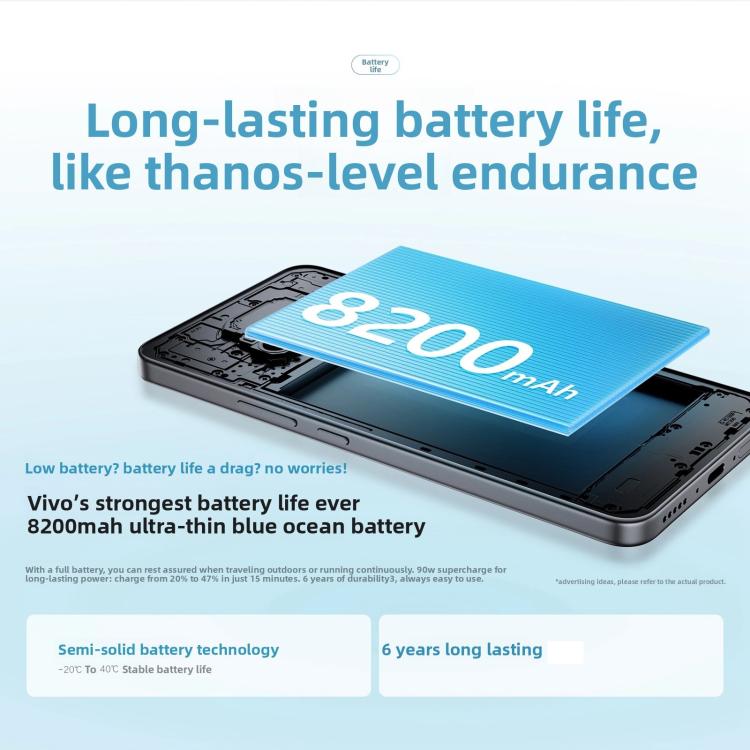 vivo Y500, 8 GB + 256 GB, 6,77 Zoll, Android 15 OriginOS 5, Dimensity 7300 Octa-Core-Prozessor, OTG, NFC, Netzwerk: 5G, 8 GB + 256 GB