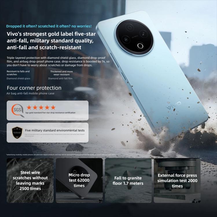 vivo Y500, 12GB+256GB, 6.77 inch Android 15 OriginOS 5 Dimensity 7300 Octa Core, OTG, NFC, Network: 5G, 12GB+256GB