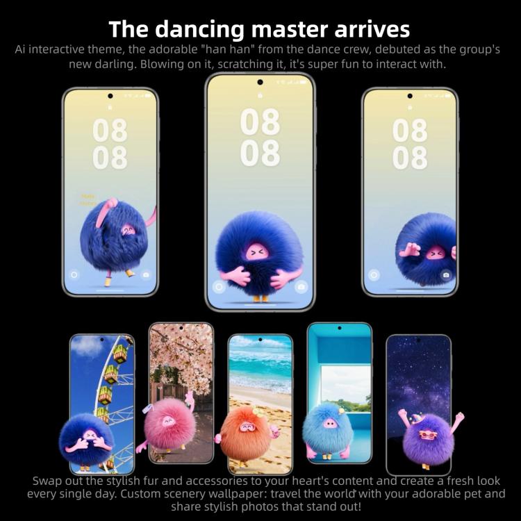 HUAWEI Pura 80 Ultra, 16GB+1TB, Side Fingerprint Identification, 6.8 inch HarmonyOS 5.1, NFC, OTG, Not Support Google Play, 16GB+1TB