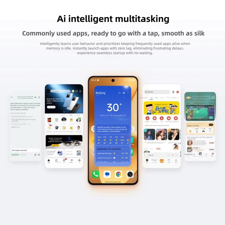 Realme 15, 8GB+256GB, 6.77 inch Realme UI 6.0 Android 15 MediaTek Dimensity 7300+ Octa Core, NFC, Network: 5G, 8GB+256GB