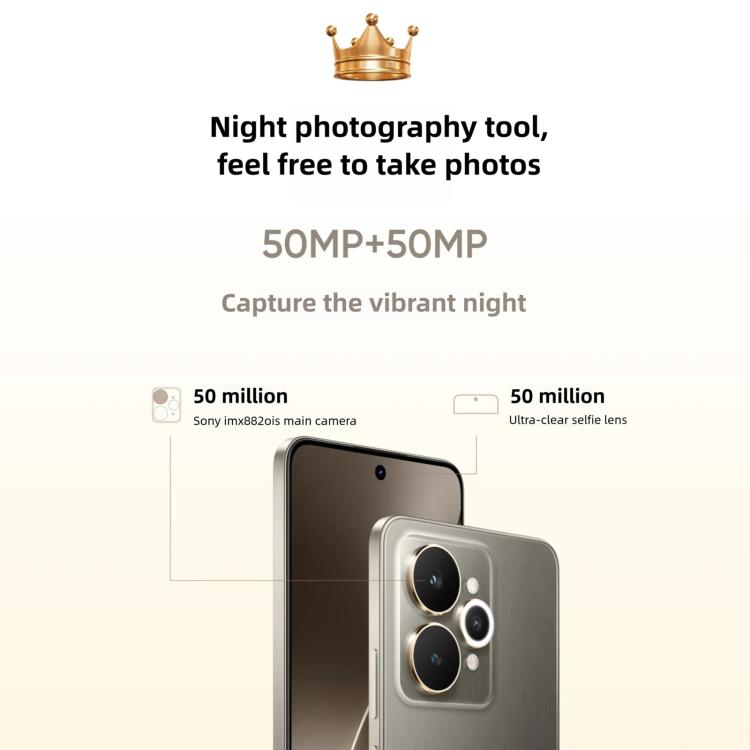 Realme 15, 8GB+256GB, 6.77 inch Realme UI 6.0 Android 15 MediaTek Dimensity 7300+ Octa Core, NFC, Network: 5G, 8GB+256GB