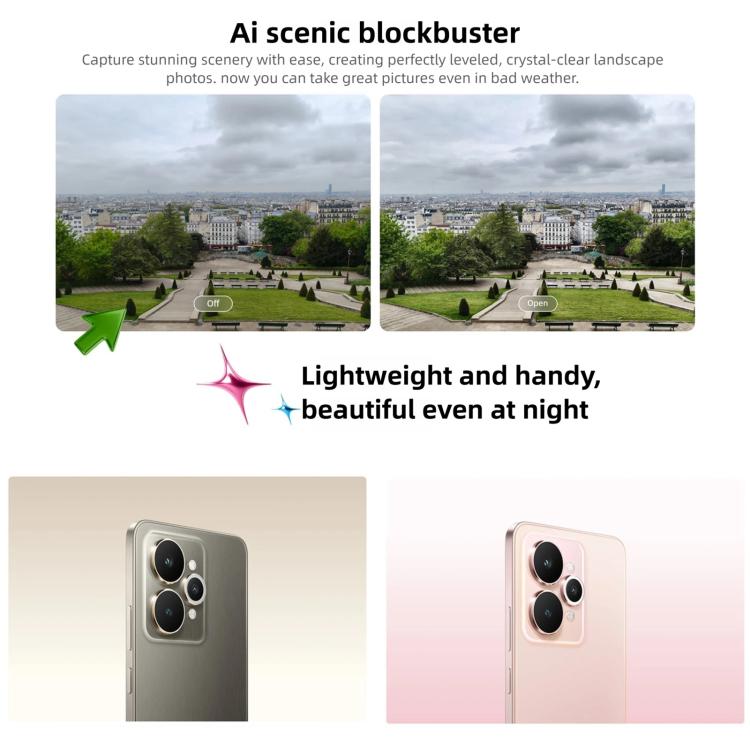 Realme 15, 8GB+256GB, 6.77 inch Realme UI 6.0 Android 15 MediaTek Dimensity 7300+ Octa Core, NFC, Network: 5G, 8GB+256GB