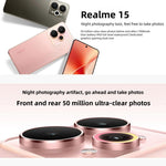 Realme 15,16GB+256GB, 6.77 inch Realme UI 6.0 Android 15 MediaTek Dimensity 7300+ Octa Core, NFC, Network: 5G, 16GB+256GB