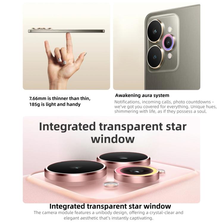 Realme 15,16GB+256GB, 6.77 inch Realme UI 6.0 Android 15 MediaTek Dimensity 7300+ Octa Core, NFC, Network: 5G, 16GB+256GB