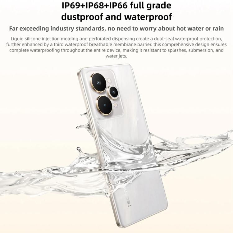 Realme 15 Pro, 12 GB + 256 GB, 6,8 Zoll, Realme UI 6.0, Android 15, Snapdragon 7. Generation Octa-Core, NFC, Netzwerk: 5G, 12 GB + 256 GB