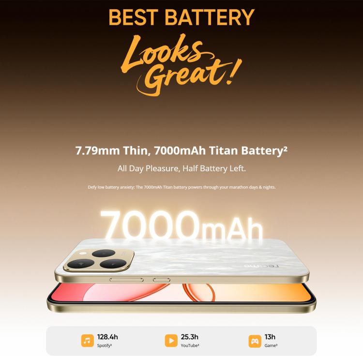 Realme 15T, 8GB+128GB, Screen Fingerprint Identification, 6.57 inch Realme UI 6.0 Android 15 MediaTek Dimensity 6400 Max Octa Core, NFC, Network: 5G, 8GB+128GB