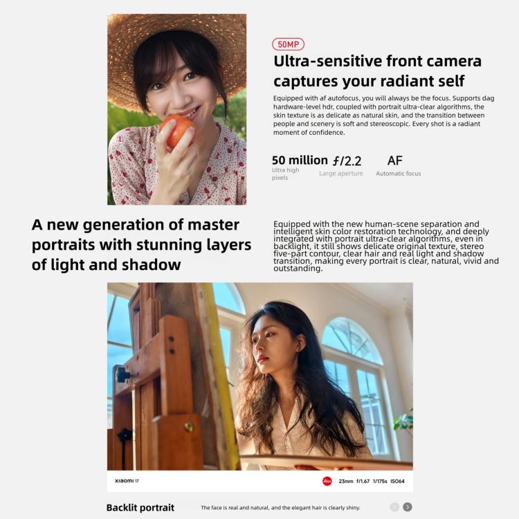 Xiaomi 17, 12GB+256GB, 3D Ultrasonic Fingerprint, 6.3 inch Xiaomi HyperOS 3 Snapdragon 8 Elite Gen 5 Octa Core, NFC, Network: 5G, 12GB+256GB