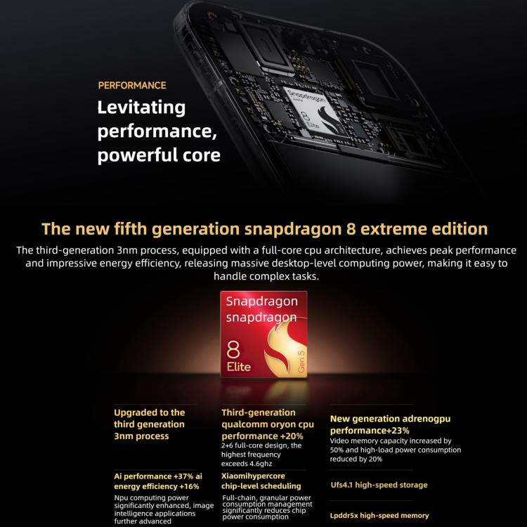 Xiaomi 17, 12GB+256GB, 3D Ultrasonic Fingerprint, 6.3 inch Xiaomi HyperOS 3 Snapdragon 8 Elite Gen 5 Octa Core, NFC, Network: 5G, 12GB+256GB