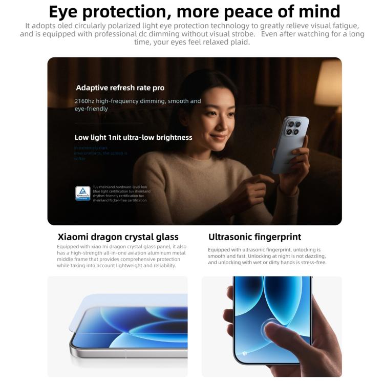 Xiaomi 17, 12 GB + 512 GB, 3D-Ultraschall-Fingerabdrucksensor, 6,3 Zoll Xiaomi HyperOS 3, Snapdragon 8 Elite Gen 5 Octa-Core-Prozessor, NFC, Netzwerk: 5G, 12 GB + 512 GB