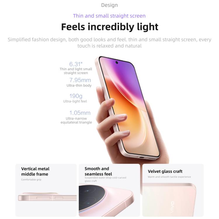 vivo X300, 16GB+1TB, 6.31 inch OriginOS 6 Android 16 Dimensity 9500 Octa Core, OTG, NFC, Network: 5G, 16GB+1TB