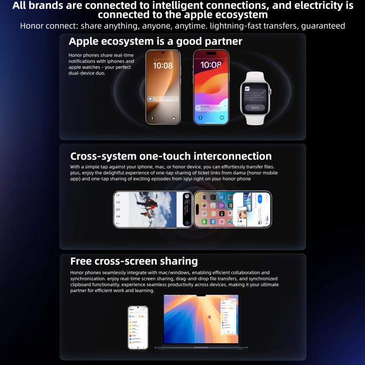 Honor Magic8 Pro, 16GB+1TB, Screen Fingerprint, 6.71 inch MagicOS 10.0 / Android 16 Snapdragon 8 Elite Gen 5 Octa Core, Network: 5G, NFC, OTG, 16GB+1TB