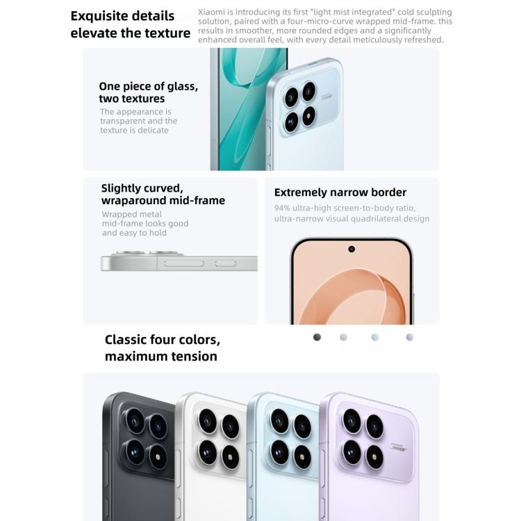 Xiaomi Redmi K90, 16GB+256GB, 6.59 inch Xiaomi HyperOS 3 Snapdragon 8 Elite Octa Core, NFC, Network: 5G, 16GB+256GB