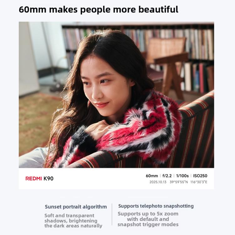 Xiaomi Redmi K90, 16GB+512GB, 6.59 inch Xiaomi HyperOS 3 Snapdragon 8 Elite Octa Core, NFC, Network: 5G, 16GB+512GB