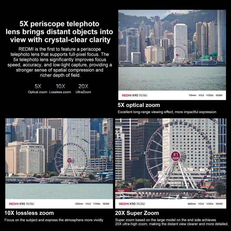 Xiaomi Redmi K90 Pro Max, 16GB+1TB, 6.9 inch Xiaomi HyperOS 3 Snapdragon 8 Elite Gen 5 Octa Core, NFC, Network: 5G, 16GB+1TB