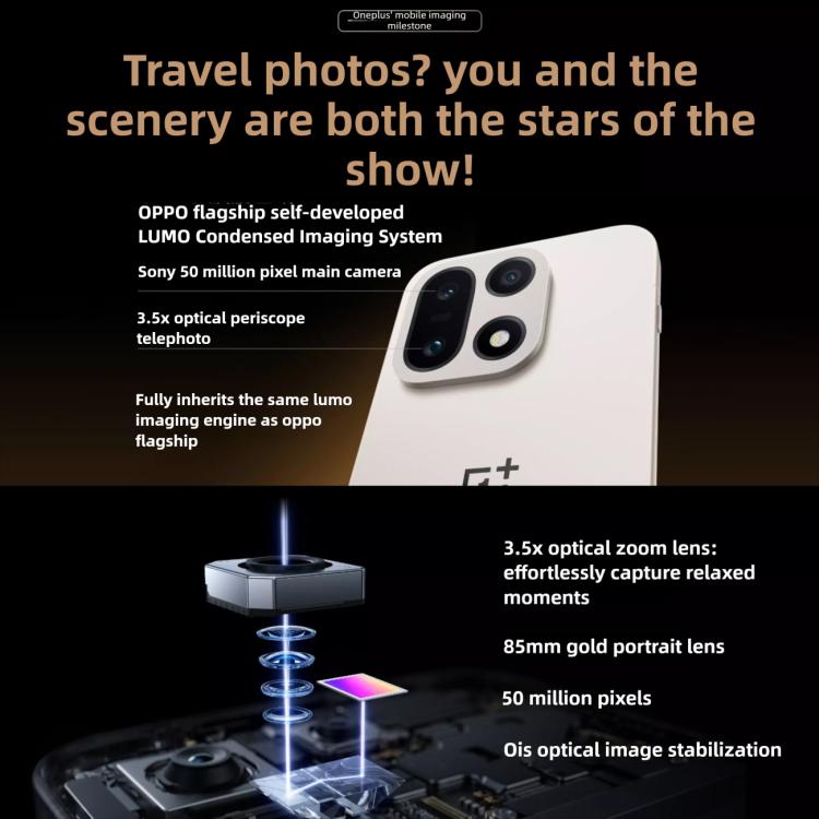 OnePlus 15, 12GB+512GB, Screen Fingerprint Identification, 6.78 inch ColorOS 16.0 Snapdragon 8 Elite Gen 5 Octa Core, NFC, Network: 5G, 12GB+512GB