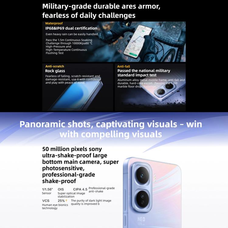 vivo iQOO Neo11, 16GB+512GB, Face ID / Screen Fingerprint Identification, 6.82 inch Android 16 OriginOS 6 Snapdragon 8 Elite Octa Core, OTG, NFC, Network: 5G, iQOO Neo11, 16GB+512GB