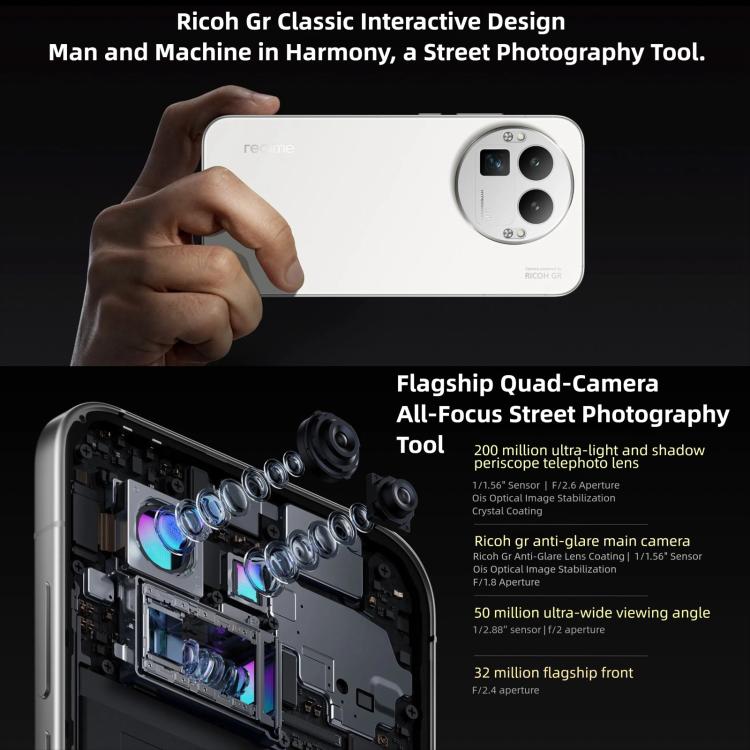 Realme GT8 Pro, 16GB+1TB, 6.79 inch Realme UI 7.0 Snapdragon 8 Elite Gen 5 Octa Core, NFC, Network: 5G, 16GB+1TB, Realme GT8 Pro, 16GB+1TB