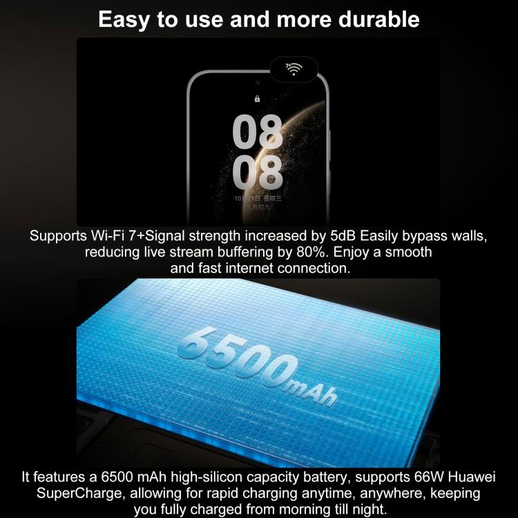 HUAWEI Mate 70 Air, 12GB+256GB, Side Fingerprint Identification, 7 inch HarmonyOS 5.1 Kirin 9020B, NFC, OTG, Not Support Google Play, 12GB+256GB