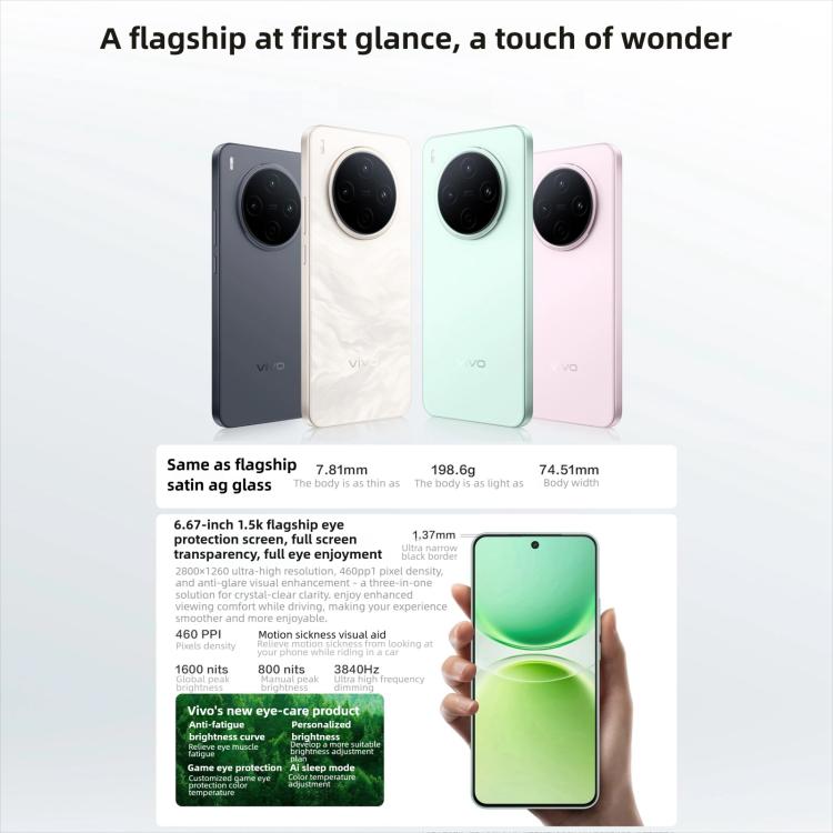 vivo Y500 Pro, 8GB+128GB, 6.67 inch Android 16 OriginOS 6 Dimensity 7400 Octa Core, OTG, NFC, Network: 5G, 8GB+128GB