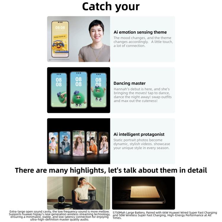 HUAWEI Mate 80, 12GB+256GB, Side Fingerprint Identification, 6.75 inch HarmonyOS 6.0 Kirin 9020, NFC, OTG, Not Support Google Play, 12GB+256GB