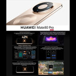 HUAWEI Mate 80 Pro, 16GB+512GB, Side Fingerprint Identification, 6.75 inch HarmonyOS 6.0 Kirin 9030, NFC, OTG, Not Support Google Play, 16GB+512GB