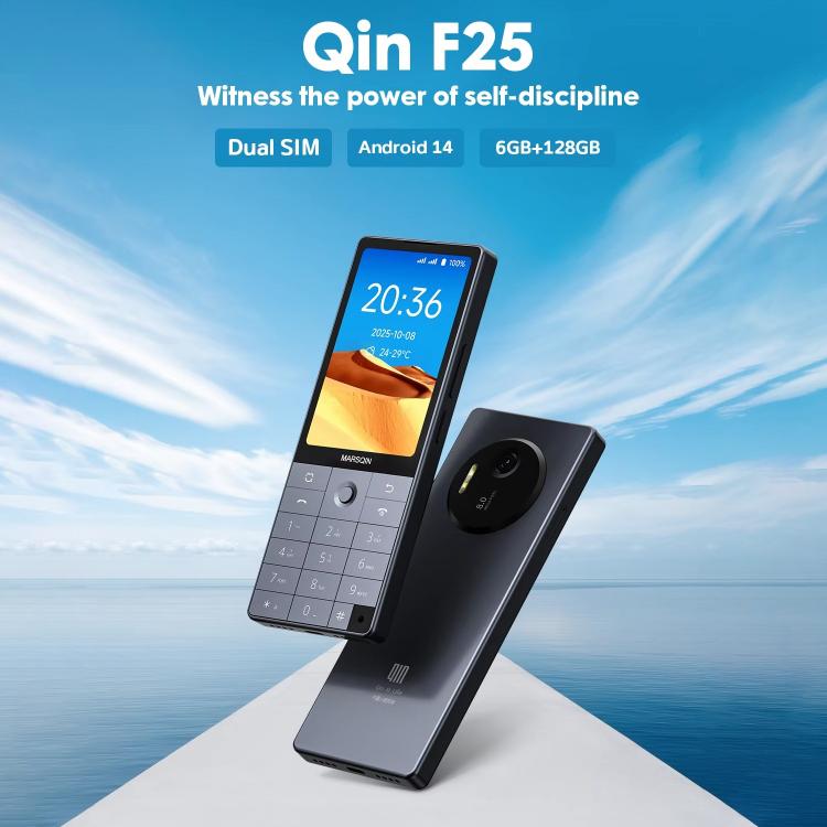 DUOQIN F25 Elder Keypad Smart Phone, 6GB+128GB, 3.54 inch Android 14 MTK8786 Octa-Core, Network: 4G