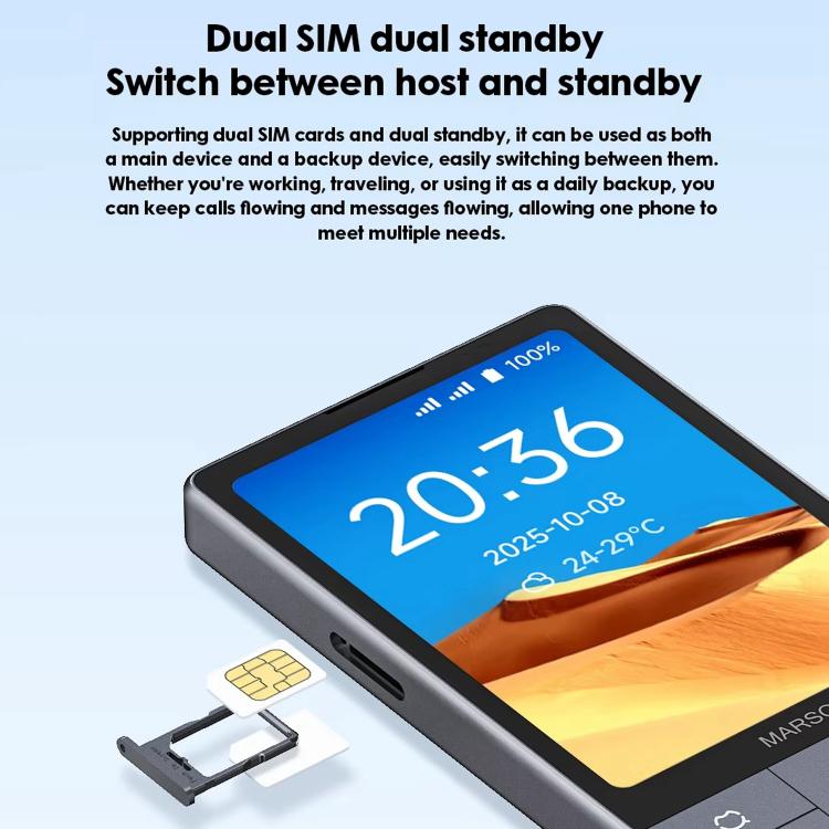 DUOQIN F25 Elder Keypad Smart Phone, 6GB+128GB, 3.54 inch Android 14 MTK8786 Octa-Core, Network: 4G