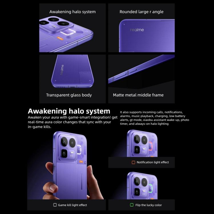 Realme Neo8, 16GB+1TB, Ultrasonic Screen Fingerprint, 6.78 inch Realme UI 7.0 Snapdragon 8 Gen 5 Octa Core, OTG, NFC, Network: 5G, 16GB+1TB