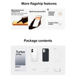 شاومي REDMI Turbo 5 Max، 12GB+512GB، شاشة 6.83 بوصة، Xiaomi HyperOS 3، Dimensity 9500s ثماني النواة، NFC، شبكة: 5G، 12GB+512GB