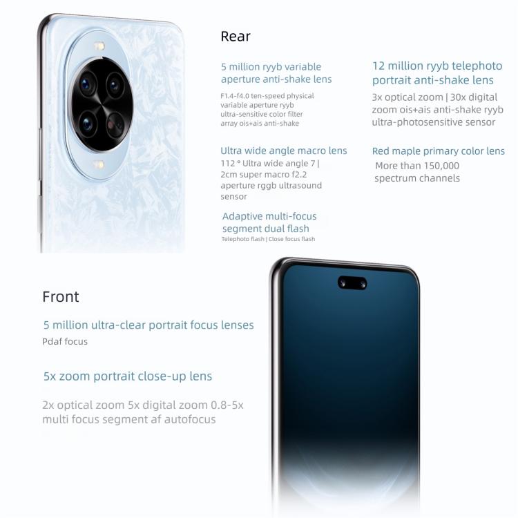 Huawei nova 14 Pro, 12 GB + 512 GB, seitlicher Fingerabdrucksensor, 6,78 Zoll, HarmonyOS 5.0, NFC, OTG, unterstützt Google Play nicht, 12 GB + 512 GB, nova 14 Pro, 12 GB + 512 GB