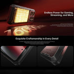 Oukitel WP300 Rugged Phone mit Smartwatch, 12 GB + 512 GB, 6,8 Zoll, Android 15, MediaTek Dimensity 7050 Octa-Core-Prozessor, NFC, OTG, 5G-Netzwerk