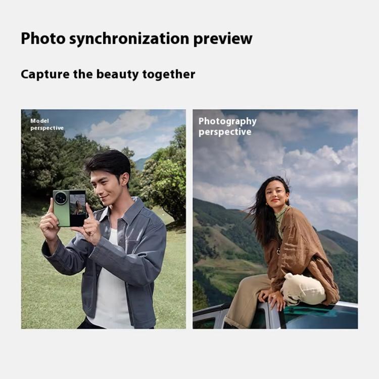 vivo X Fold5, 12 GB + 256 GB, 8,03 Zoll + 6,53 Zoll, Android 15 OriginOS 5, Snapdragon 8 Gen 3 Octa-Core, OTG, NFC, Netzwerk: 5G, 12 GB + 256 GB