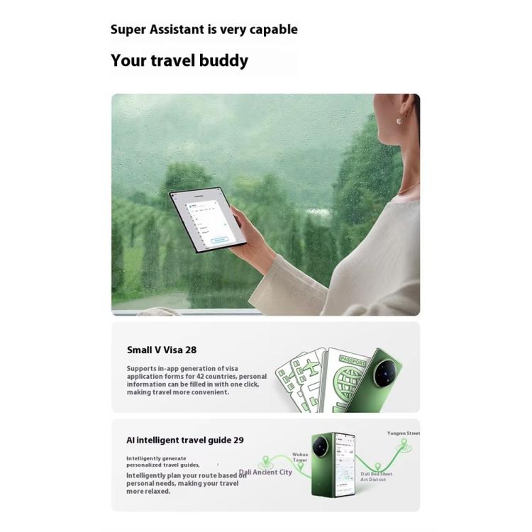 vivo X Fold5, 12 GB + 256 GB, 8,03 Zoll + 6,53 Zoll, Android 15 OriginOS 5, Snapdragon 8 Gen 3 Octa-Core, OTG, NFC, Netzwerk: 5G, 12 GB + 256 GB