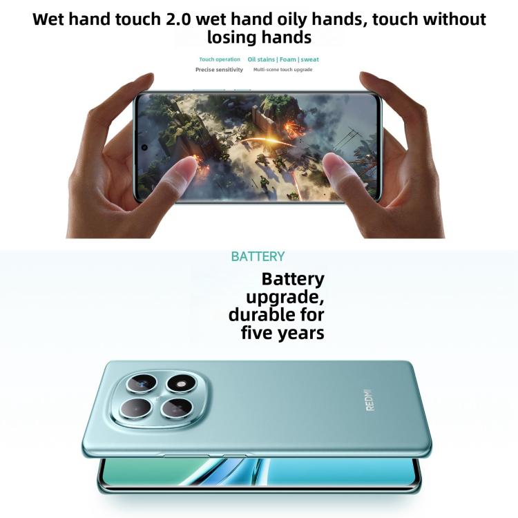 Xiaomi Redmi Note 15 5G, 8 GB + 128 GB, 6,77 Zoll, Xiaomi HyperOS 2, Snapdragon 6 Gen 3 Octa-Core-Prozessor, Netzwerk: 5G, 8 GB + 128 GB