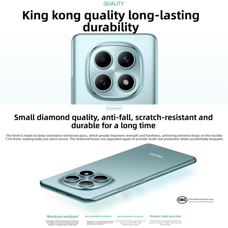 Xiaomi Redmi Note 15 5G, 8 GB + 128 GB, 6,77 Zoll, Xiaomi HyperOS 2, Snapdragon 6 Gen 3 Octa-Core-Prozessor, Netzwerk: 5G, 8 GB + 128 GB